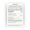 Supplement facts for Sigma Wellness Shilajit capsules showing ingredients, dosage, and daily serving size