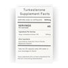 Supplement facts for Turkesterone 1000mg showing extract and daily capsule dosage